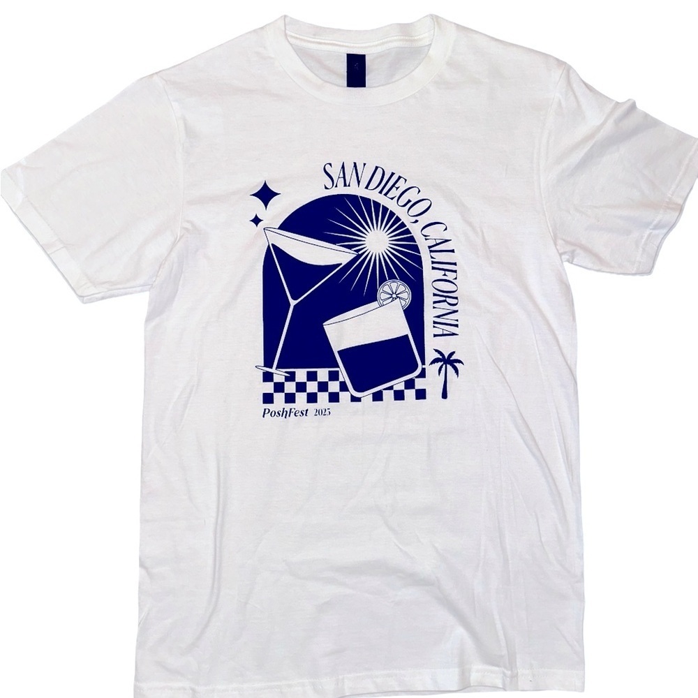 PoshFest 2023 T Shirt by Gilden Size Small